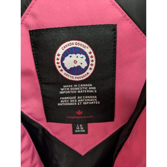 Canada Goose Generations Youth Juniper Parka Summit Pink L (14-16Y) - Picture 5 of 11